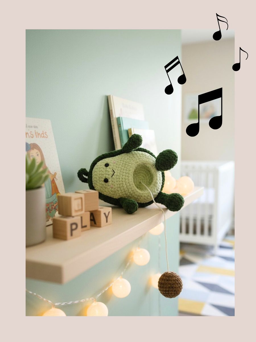 Muziekdoosje Little Darling Avocado