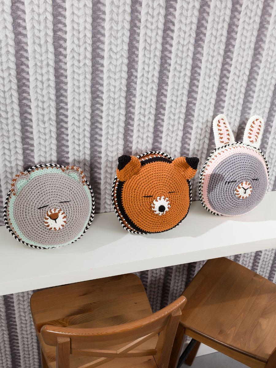 Patroon Happy Colours Dieren kussens