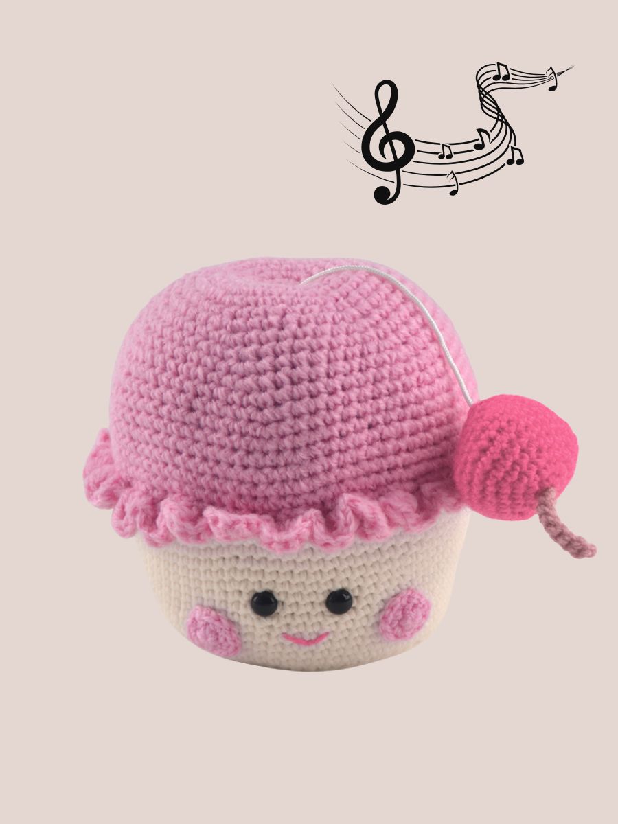 Patroon Cupcake muziekdoosje