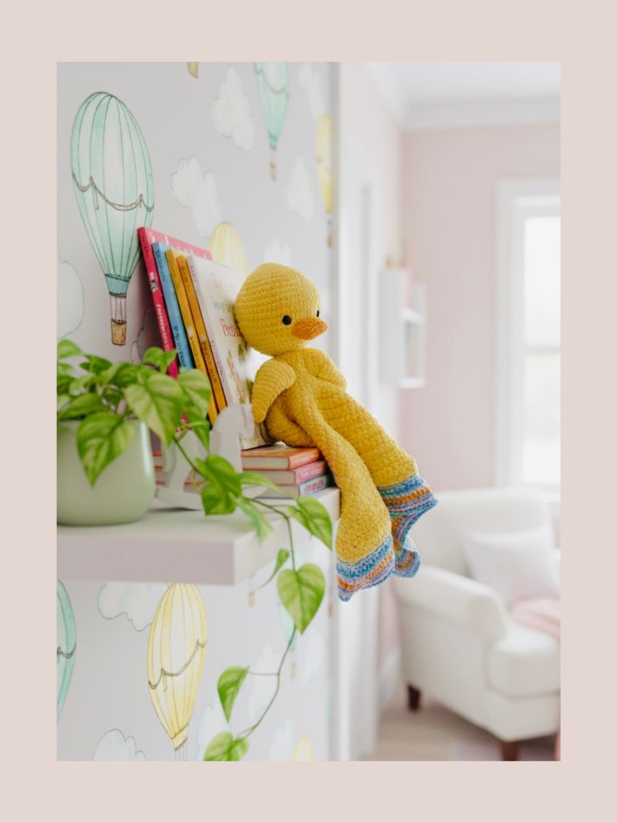 Little Darling knuffeldekentje Eend