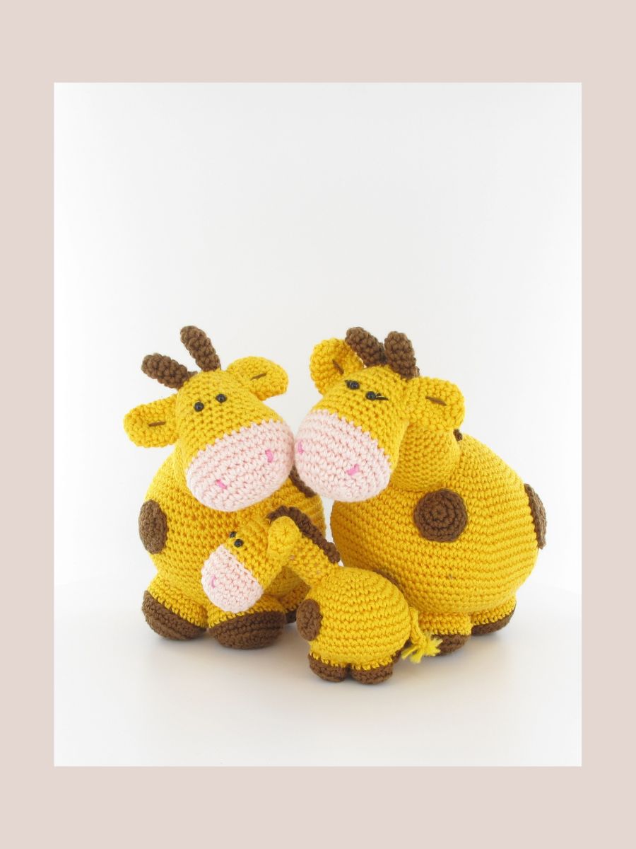 Patroon Giraffen familie